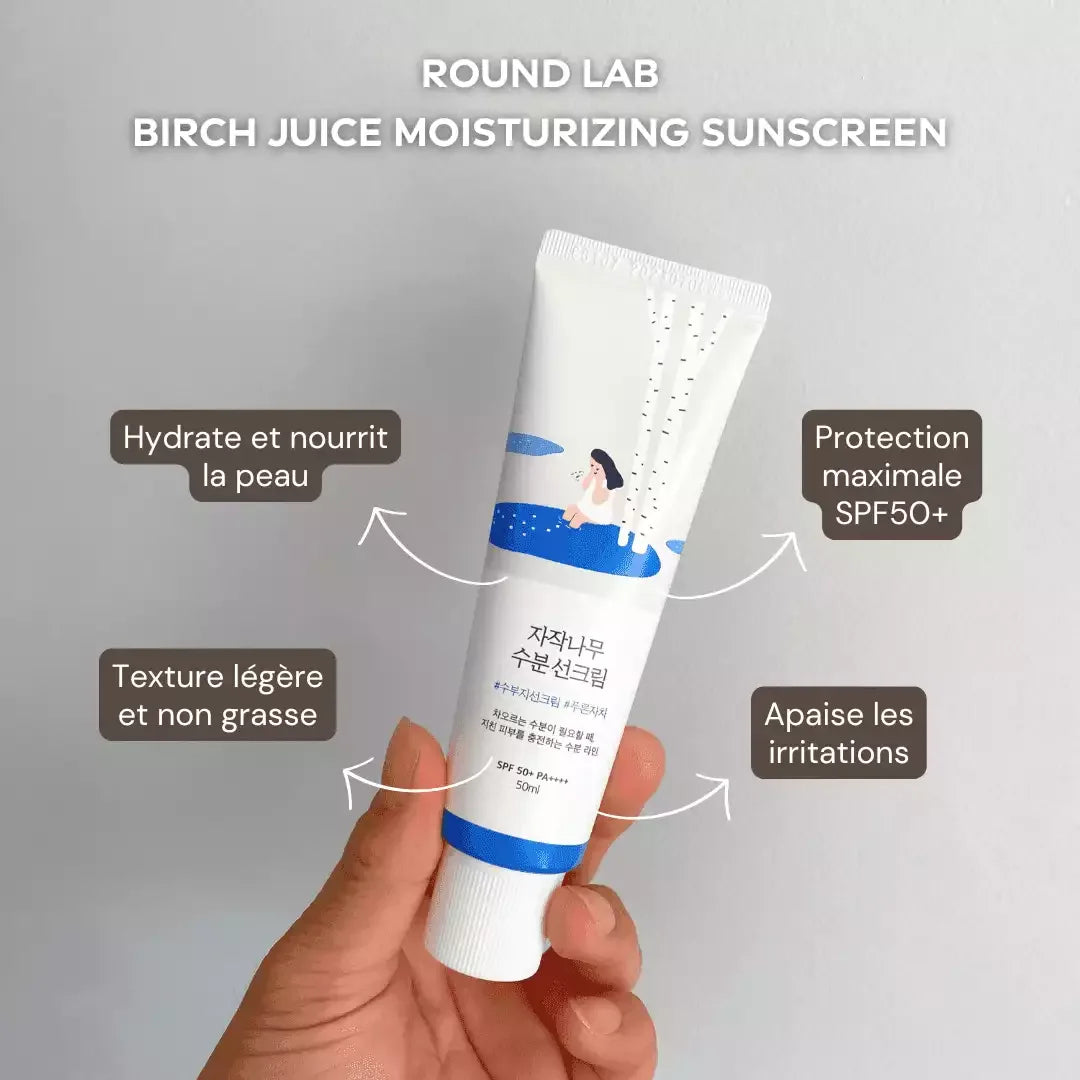 Round Lab - Birch Juice Moisturizing Sunscreen SPF50+ - Holy Skin