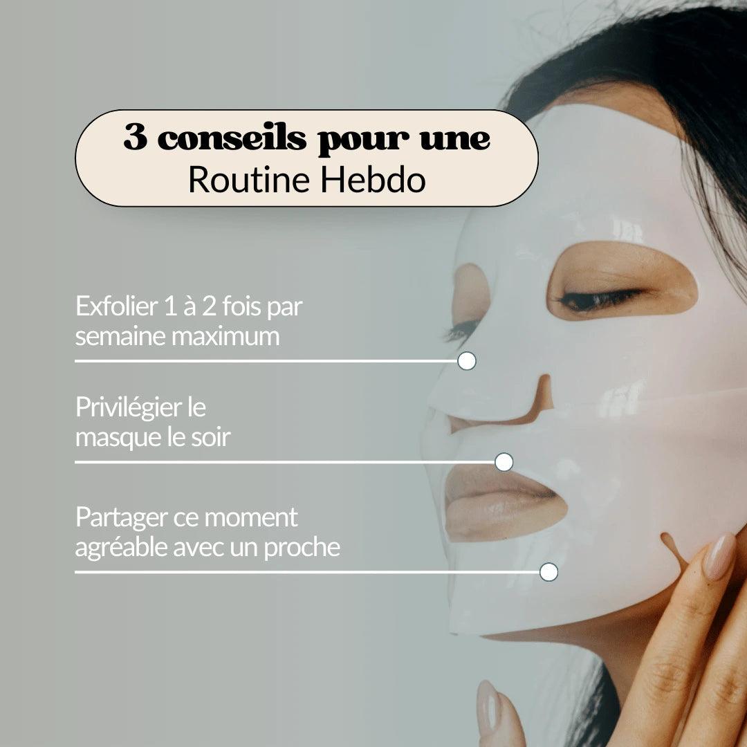 Routine Hebdo : Exfoliant + Masques - Holy Skin