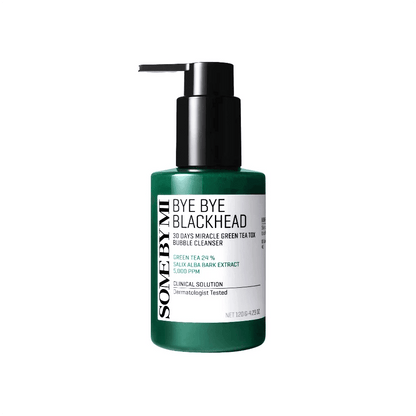 Some By Mi - Bye Bye Blackhead Miracle Green Tea Tox Bubble Cleanser - Holy Skin